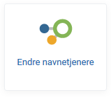 Endre navntjenere
